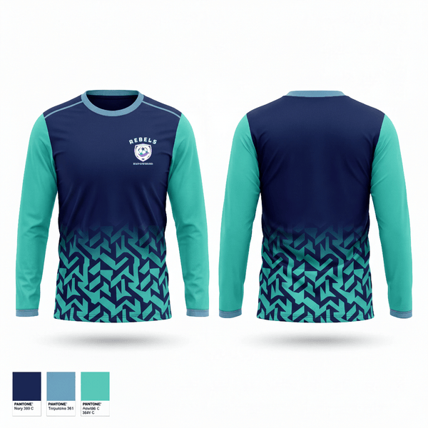 Long Sleeve Performance Shirt, Rebels, Women's Soccer, Teamtime, Team time, sublimation, custom sports apparel, team uniforms, spirit wear, spiritwear, sports uniforms, custom shirts, team store, custom team store, fundraiser sports, apparel fundraiser