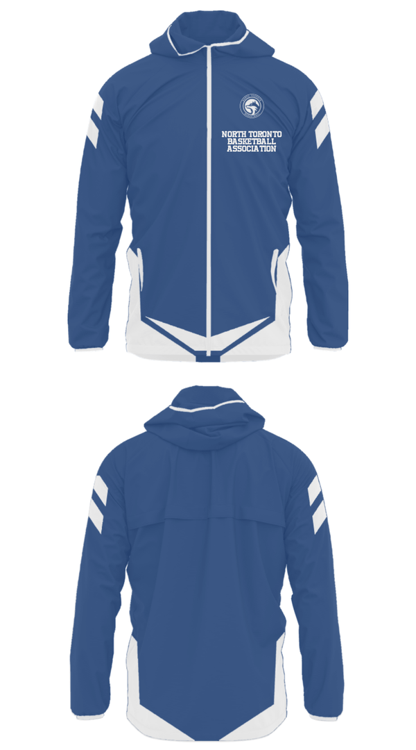 Windbreaker, North Toronto Basketball Association, Men's Basketball, Teamtime, Team time, sublimation, custom sports apparel, team uniforms, spirit wear, spiritwear, sports uniforms, custom shirts, team store, custom team store, fundraiser sports, apparel fundraiser