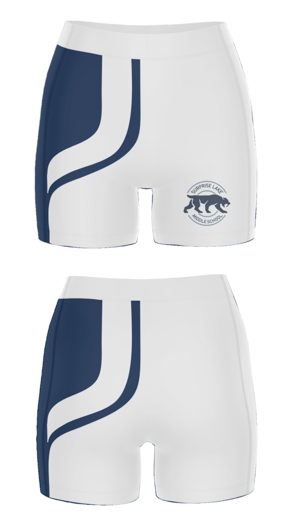 Women's Compression Shorts, Surprise Lake Middle School Wrestling, Wrestling, Teamtime, Team time, sublimation, custom sports apparel, team uniforms, spirit wear, spiritwear, sports uniforms, custom shirts, team store, custom team store, fundraiser sports, apparel fundraiser