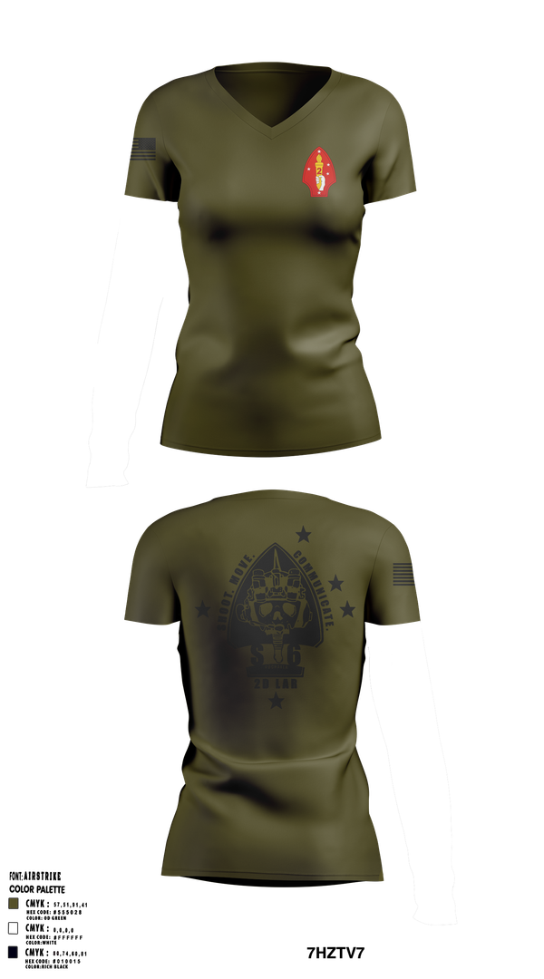 Womens Short Sleeve Vneck Shirt, 2D LAR Bn, , Teamtime, Team time, sublimation, custom sports apparel, team uniforms, spirit wear, spiritwear, sports uniforms, custom shirts, team store, custom team store, fundraiser sports, apparel fundraiser