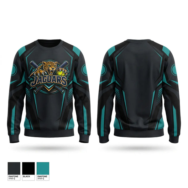 Crew Neck Sweatshirt, JAGUARS, Softball, Teamtime, Team time, sublimation, custom sports apparel, team uniforms, spirit wear, spiritwear, sports uniforms, custom shirts, team store, custom team store, fundraiser sports, apparel fundraiser