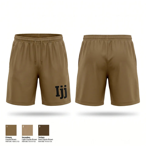 Athletic Shorts With Pockets, Ijj, Army, Teamtime, Team time, sublimation, custom sports apparel, team uniforms, spirit wear, spiritwear, sports uniforms, custom shirts, team store, custom team store, fundraiser sports, apparel fundraiser