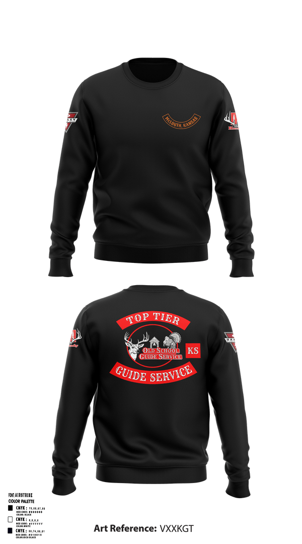 Crew Neck Sweatshirt, Old School Guide Service, , Teamtime, Team time, sublimation, custom sports apparel, team uniforms, spirit wear, spiritwear, sports uniforms, custom shirts, team store, custom team store, fundraiser sports, apparel fundraiser