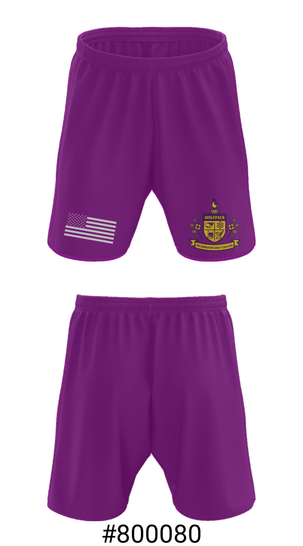 Athletic Shorts With Pockets, Wilmington Early College High School, Spirit Store, Teamtime, Team time, sublimation, custom sports apparel, team uniforms, spirit wear, spiritwear, sports uniforms, custom shirts, team store, custom team store, fundraiser sports, apparel fundraiser