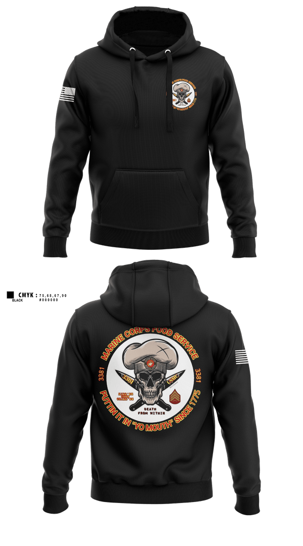 Hoodie, S4 FIELD MESS, Marines, Teamtime, Team time, sublimation, custom sports apparel, team uniforms, spirit wear, spiritwear, sports uniforms, custom shirts, team store, custom team store, fundraiser sports, apparel fundraiser