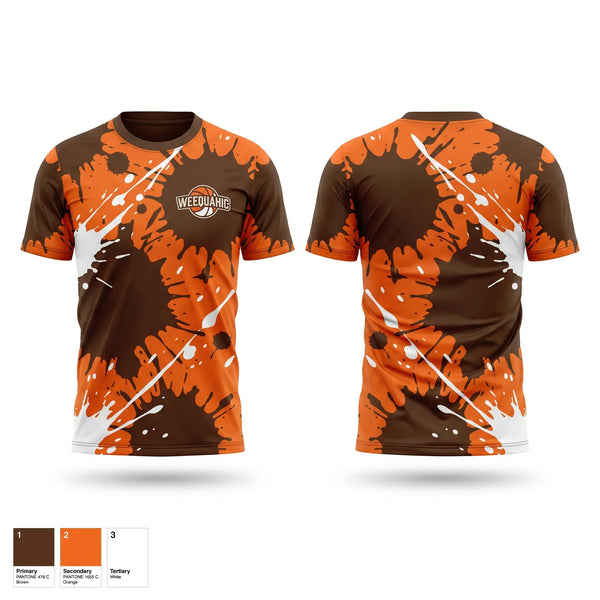 Soft Poly Tee Cotton Like Feel, Weequahic Indians, , Teamtime, Team time, sublimation, custom sports apparel, team uniforms, spirit wear, spiritwear, sports uniforms, custom shirts, team store, custom team store, fundraiser sports, apparel fundraiser
