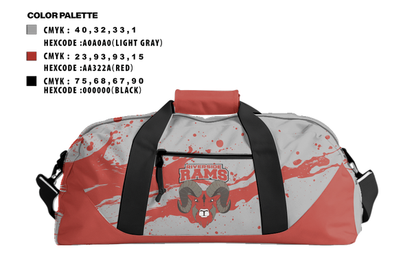 Duffle Bag, Riverside Rams, , Teamtime, Team time, sublimation, custom sports apparel, team uniforms, spirit wear, spiritwear, sports uniforms, custom shirts, team store, custom team store, fundraiser sports, apparel fundraiser