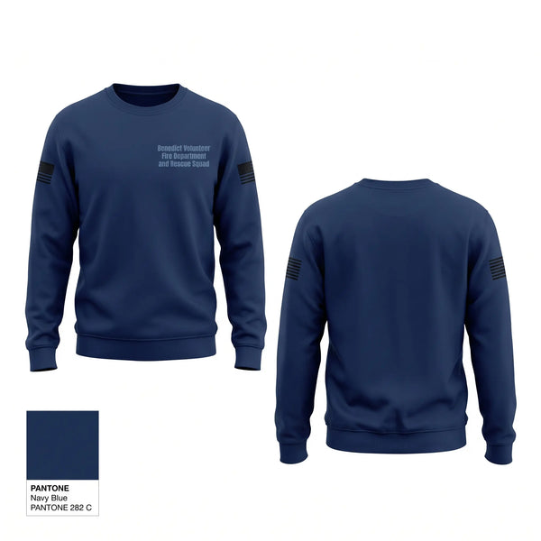 Crew Neck Sweatshirt, Benedict Volunteer Fire Department and Rescue Squad, Fire Department, Teamtime, Team time, sublimation, custom sports apparel, team uniforms, spirit wear, spiritwear, sports uniforms, custom shirts, team store, custom team store, fundraiser sports, apparel fundraiser