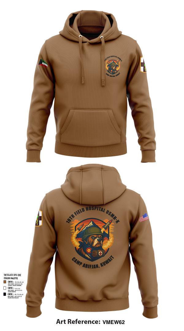 Hoodie, 10th Field Hospital (FWD), , Teamtime, Team time, sublimation, custom sports apparel, team uniforms, spirit wear, spiritwear, sports uniforms, custom shirts, team store, custom team store, fundraiser sports, apparel fundraiser