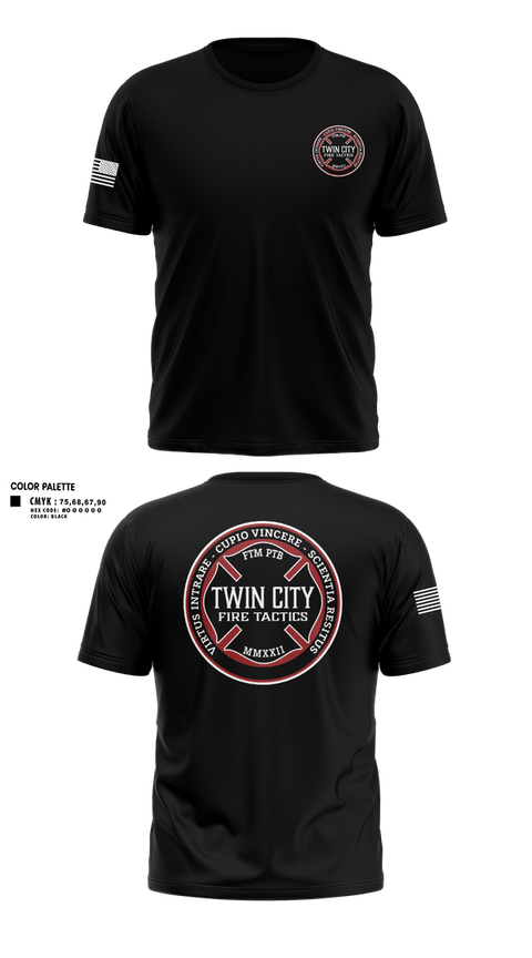 Short Sleeve Performance Shirt, Twin City Fire Tactics, Fire Department, Teamtime, Team time, sublimation, custom sports apparel, team uniforms, spirit wear, spiritwear, sports uniforms, custom shirts, team store, custom team store, fundraiser sports, apparel fundraiser