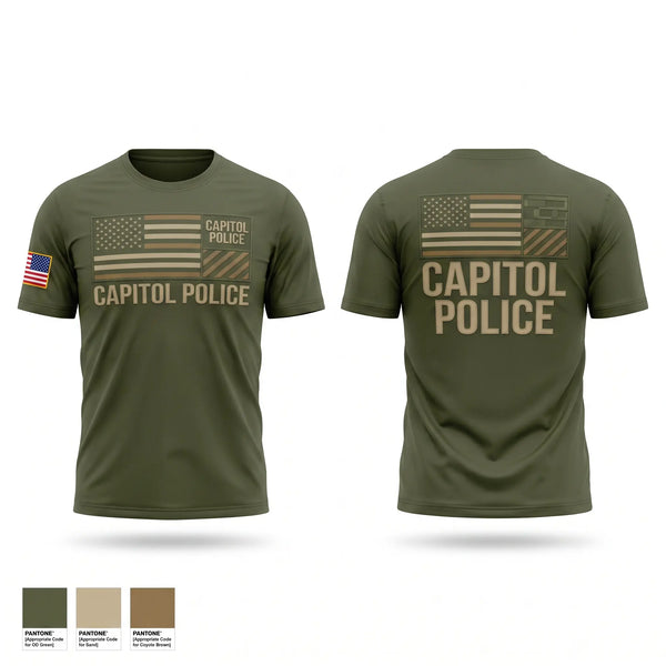 Short Sleeve Performance Shirt, Capitol Police, Police, Teamtime, Team time, sublimation, custom sports apparel, team uniforms, spirit wear, spiritwear, sports uniforms, custom shirts, team store, custom team store, fundraiser sports, apparel fundraiser