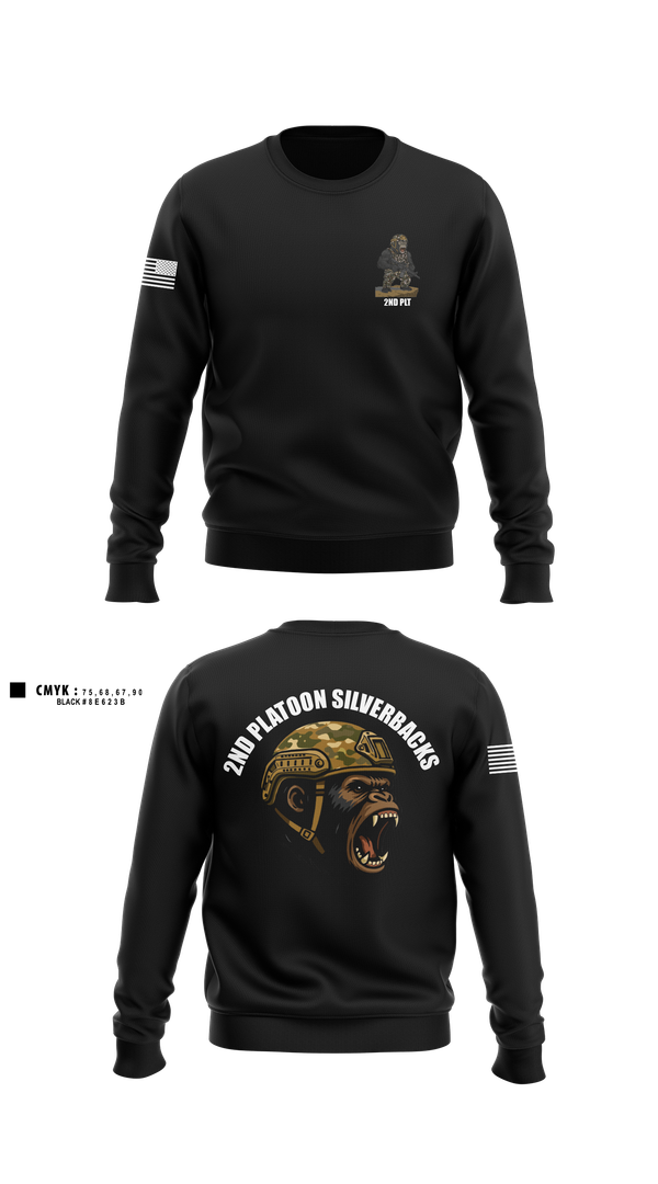 Crew Neck Sweatshirt, 1136th MP Co, , Teamtime, Team time, sublimation, custom sports apparel, team uniforms, spirit wear, spiritwear, sports uniforms, custom shirts, team store, custom team store, fundraiser sports, apparel fundraiser