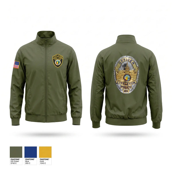 Windbreaker, Littleton NH Police Department, Police, Teamtime, Team time, sublimation, custom sports apparel, team uniforms, spirit wear, spiritwear, sports uniforms, custom shirts, team store, custom team store, fundraiser sports, apparel fundraiser