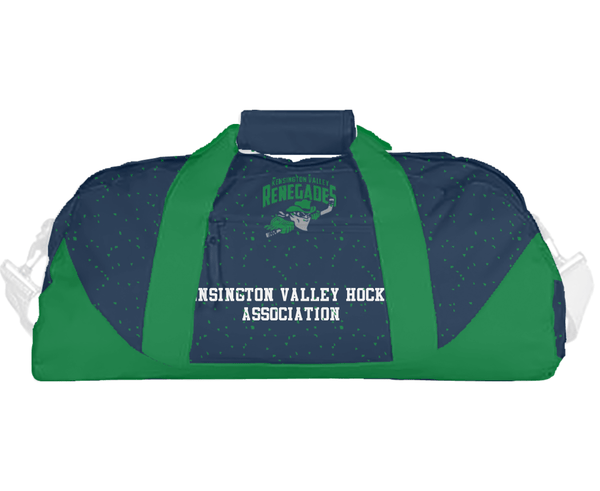 Duffle Bag, Kensington Valley Hockey Association, Ice Hockey, Teamtime, Team time, sublimation, custom sports apparel, team uniforms, spirit wear, spiritwear, sports uniforms, custom shirts, team store, custom team store, fundraiser sports, apparel fundraiser