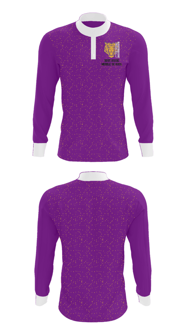 Quarter Zip Jacket, Southside Middle School, Spirit Store, Teamtime, Team time, sublimation, custom sports apparel, team uniforms, spirit wear, spiritwear, sports uniforms, custom shirts, team store, custom team store, fundraiser sports, apparel fundraiser