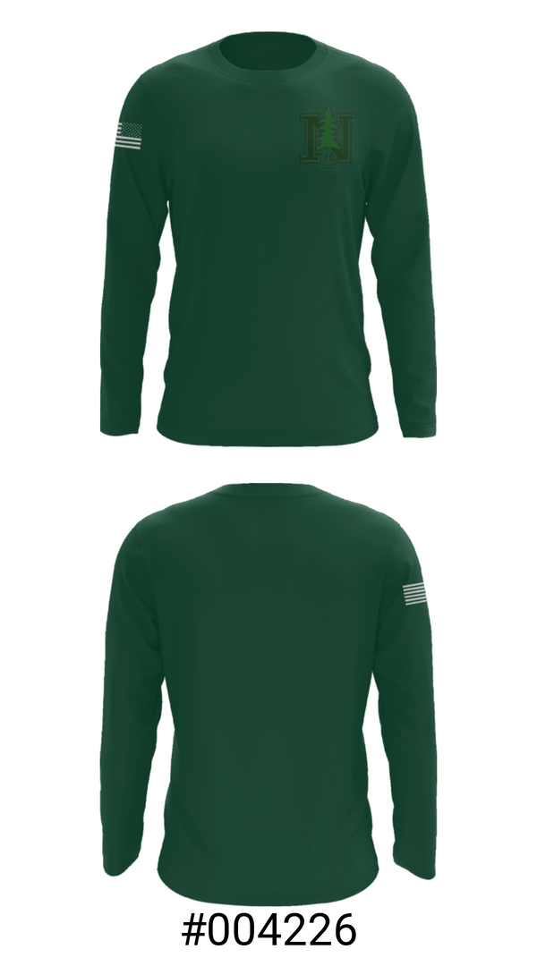 Long Sleeve Performance Shirt, Northwood High/Middle School, Spirit Store, Teamtime, Team time, sublimation, custom sports apparel, team uniforms, spirit wear, spiritwear, sports uniforms, custom shirts, team store, custom team store, fundraiser sports, apparel fundraiser