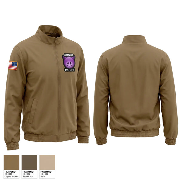 Windbreaker, Demon PLT, Army, Teamtime, Team time, sublimation, custom sports apparel, team uniforms, spirit wear, spiritwear, sports uniforms, custom shirts, team store, custom team store, fundraiser sports, apparel fundraiser