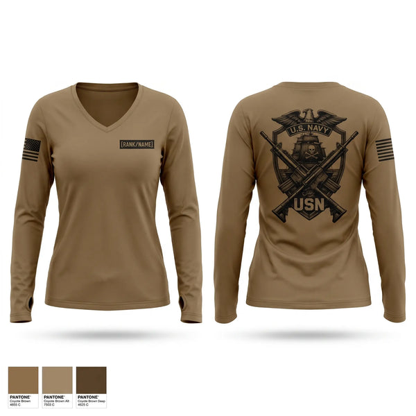 Old School Cotton Feel Shirt, NTTC Lackland Weps Unit, Navy, Teamtime, Team time, sublimation, custom sports apparel, team uniforms, spirit wear, spiritwear, sports uniforms, custom shirts, team store, custom team store, fundraiser sports, apparel fundraiser