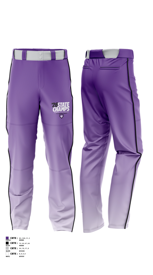 Baseball Pants, Valmeyer Pirates Jr. High Baseball, Baseball, Teamtime, Team time, sublimation, custom sports apparel, team uniforms, spirit wear, spiritwear, sports uniforms, custom shirts, team store, custom team store, fundraiser sports, apparel fundraiser
