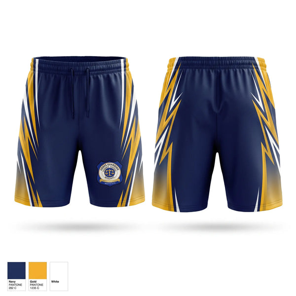 Athletic Shorts With Pockets, Grays Guardian Protective Services, , Teamtime, Team time, sublimation, custom sports apparel, team uniforms, spirit wear, spiritwear, sports uniforms, custom shirts, team store, custom team store, fundraiser sports, apparel fundraiser