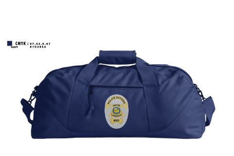 Duffle Bag, Wayne Twp. Police Dept., Police, Teamtime, Team time, sublimation, custom sports apparel, team uniforms, spirit wear, spiritwear, sports uniforms, custom shirts, team store, custom team store, fundraiser sports, apparel fundraiser