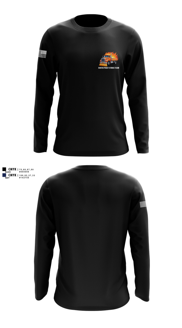 Long Sleeve Performance Shirt, South Puget strike team, , Teamtime, Team time, sublimation, custom sports apparel, team uniforms, spirit wear, spiritwear, sports uniforms, custom shirts, team store, custom team store, fundraiser sports, apparel fundraiser