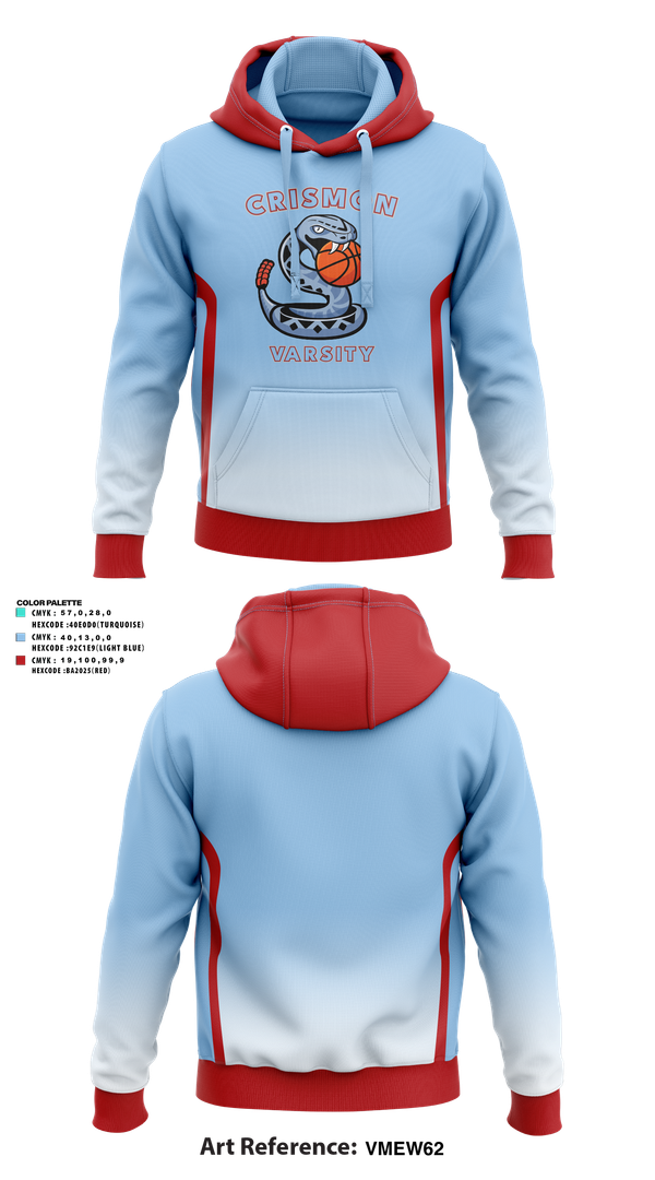 Hoodie, Crismon Rattlers, Women's Basketball, Teamtime, Team time, sublimation, custom sports apparel, team uniforms, spirit wear, spiritwear, sports uniforms, custom shirts, team store, custom team store, fundraiser sports, apparel fundraiser