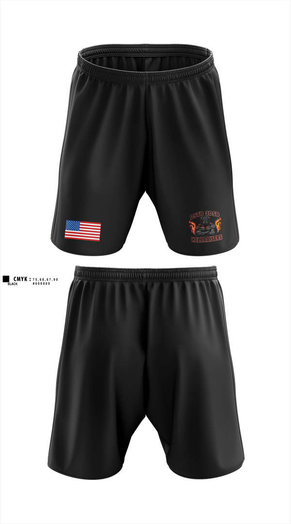 Athletic Shorts With Pockets, DSTB, 3DSB, Army, Teamtime, Team time, sublimation, custom sports apparel, team uniforms, spirit wear, spiritwear, sports uniforms, custom shirts, team store, custom team store, fundraiser sports, apparel fundraiser