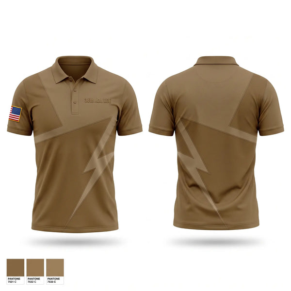 Short Sleeve Performance Polo, 38th ADA BDE, Army, Teamtime, Team time, sublimation, custom sports apparel, team uniforms, spirit wear, spiritwear, sports uniforms, custom shirts, team store, custom team store, fundraiser sports, apparel fundraiser