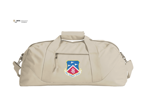 Duffle Bag, 179th AW, Air Force, Teamtime, Team time, sublimation, custom sports apparel, team uniforms, spirit wear, spiritwear, sports uniforms, custom shirts, team store, custom team store, fundraiser sports, apparel fundraiser