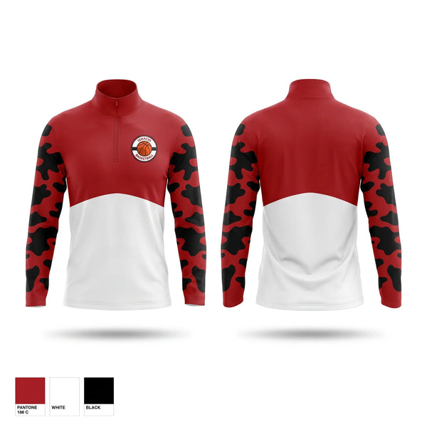 Quarter Zip Jacket, Ignacio Bobcats, Men's Basketball, Teamtime, Team time, sublimation, custom sports apparel, team uniforms, spirit wear, spiritwear, sports uniforms, custom shirts, team store, custom team store, fundraiser sports, apparel fundraiser