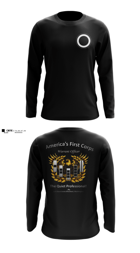 Long Sleeve Performance Shirt, I Corps HHBN, Army, Teamtime, Team time, sublimation, custom sports apparel, team uniforms, spirit wear, spiritwear, sports uniforms, custom shirts, team store, custom team store, fundraiser sports, apparel fundraiser