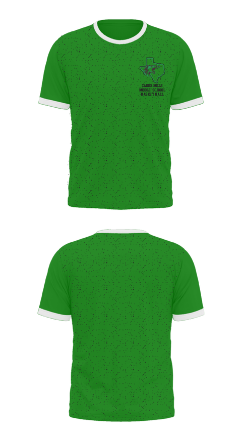 Short Sleeve Performance Shirt, Caddo Mills Middle School Basketball, Men's Basketball, Teamtime, Team time, sublimation, custom sports apparel, team uniforms, spirit wear, spiritwear, sports uniforms, custom shirts, team store, custom team store, fundraiser sports, apparel fundraiser