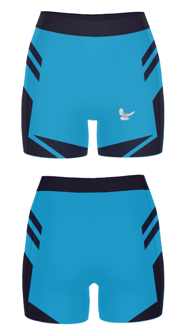 Women's Compression Shorts, EL SHAMAH CAREEL SHAMAH CARE, , Teamtime, Team time, sublimation, custom sports apparel, team uniforms, spirit wear, spiritwear, sports uniforms, custom shirts, team store, custom team store, fundraiser sports, apparel fundraiser