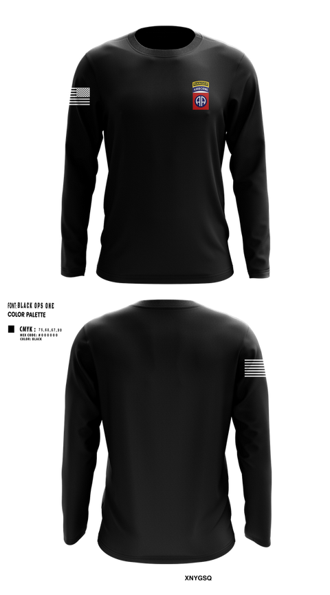 Long Sleeve Performance Shirt, 82nd airborne Division, , Teamtime, Team time, sublimation, custom sports apparel, team uniforms, spirit wear, spiritwear, sports uniforms, custom shirts, team store, custom team store, fundraiser sports, apparel fundraiser
