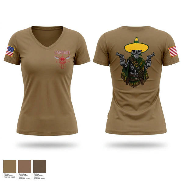 Womens Short Sleeve Vneck Shirt, C-CO 2-70AR, Army, Teamtime, Team time, sublimation, custom sports apparel, team uniforms, spirit wear, spiritwear, sports uniforms, custom shirts, team store, custom team store, fundraiser sports, apparel fundraiser
