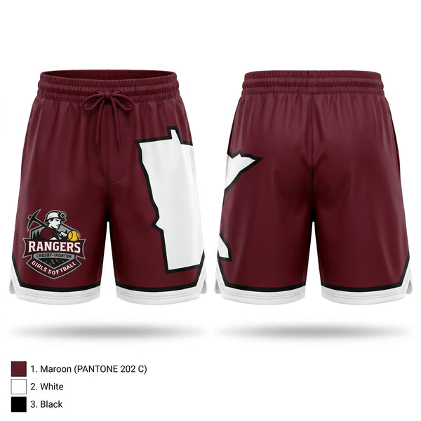 Athletic Shorts With Pockets, Crosby-Ironton Rangers, Softball, Teamtime, Team time, sublimation, custom sports apparel, team uniforms, spirit wear, spiritwear, sports uniforms, custom shirts, team store, custom team store, fundraiser sports, apparel fundraiser
