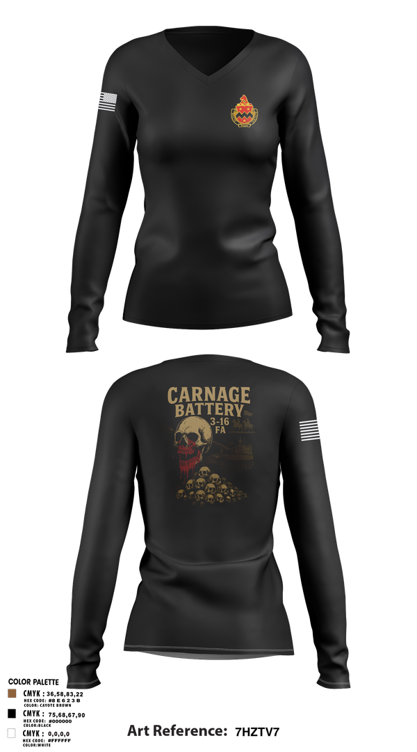 Womens Long Sleeve Vneck Shirt, 3-16 FA, , Teamtime, Team time, sublimation, custom sports apparel, team uniforms, spirit wear, spiritwear, sports uniforms, custom shirts, team store, custom team store, fundraiser sports, apparel fundraiser