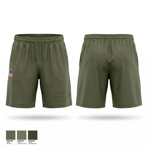 Athletic Shorts With Pockets, Murfreesboro Police Department U.A.S. Team, Police, Teamtime, Team time, sublimation, custom sports apparel, team uniforms, spirit wear, spiritwear, sports uniforms, custom shirts, team store, custom team store, fundraiser sports, apparel fundraiser