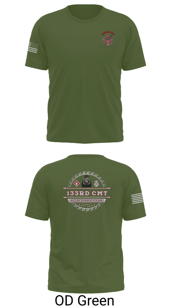 Short Sleeve Performance Shirt, 133rd Construction Management Team, , Teamtime, Team time, sublimation, custom sports apparel, team uniforms, spirit wear, spiritwear, sports uniforms, custom shirts, team store, custom team store, fundraiser sports, apparel fundraiser