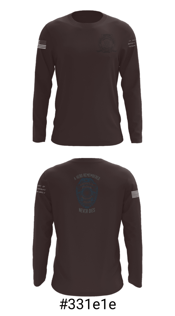 Long Sleeve Performance Shirt, 2023-B BRC, Police, Teamtime, Team time, sublimation, custom sports apparel, team uniforms, spirit wear, spiritwear, sports uniforms, custom shirts, team store, custom team store, fundraiser sports, apparel fundraiser