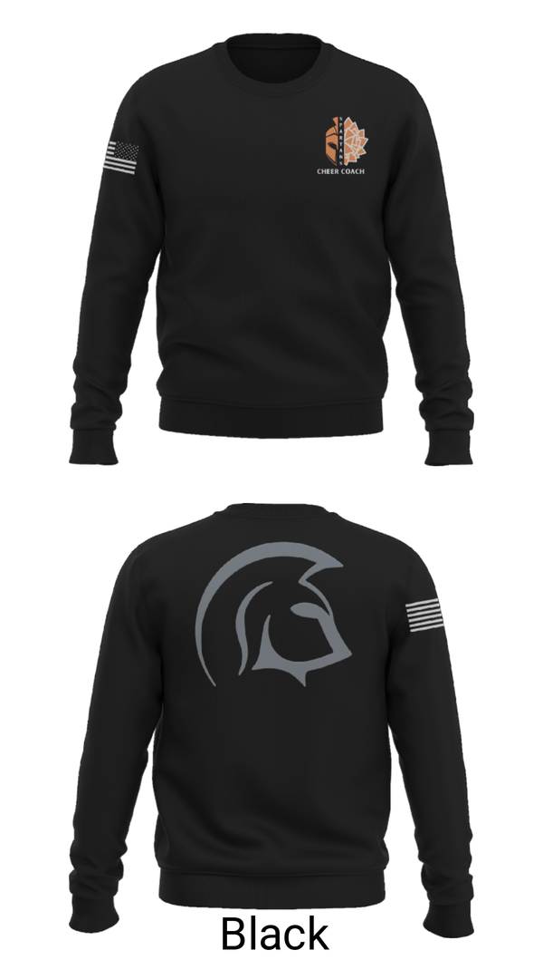 Crew Neck Sweatshirt, Silverdale Spartans, Men's Basketball, Teamtime, Team time, sublimation, custom sports apparel, team uniforms, spirit wear, spiritwear, sports uniforms, custom shirts, team store, custom team store, fundraiser sports, apparel fundraiser