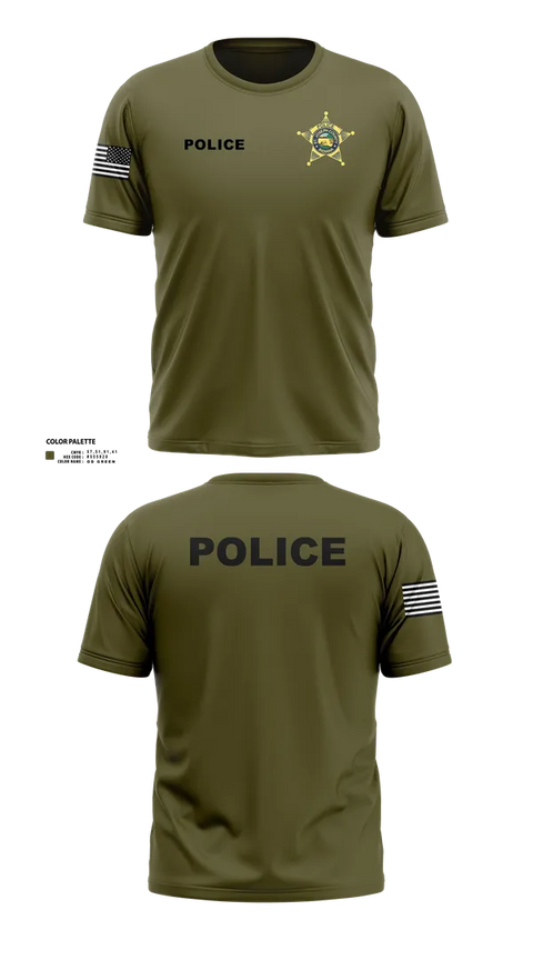 Old School Cotton Feel Shirt, St. Joseph County Police Department, , Teamtime, Team time, sublimation, custom sports apparel, team uniforms, spirit wear, spiritwear, sports uniforms, custom shirts, team store, custom team store, fundraiser sports, apparel fundraiser