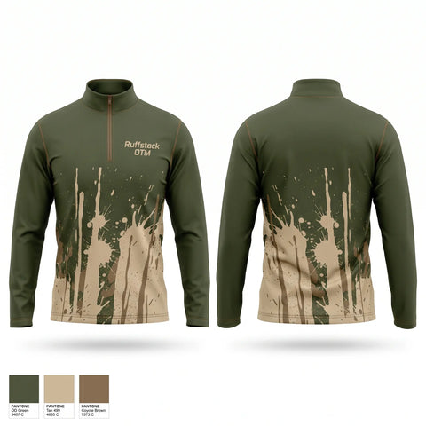 Quarter Zip Jacket, Ruffstock OTM, Softball, Teamtime, Team time, sublimation, custom sports apparel, team uniforms, spirit wear, spiritwear, sports uniforms, custom shirts, team store, custom team store, fundraiser sports, apparel fundraiser