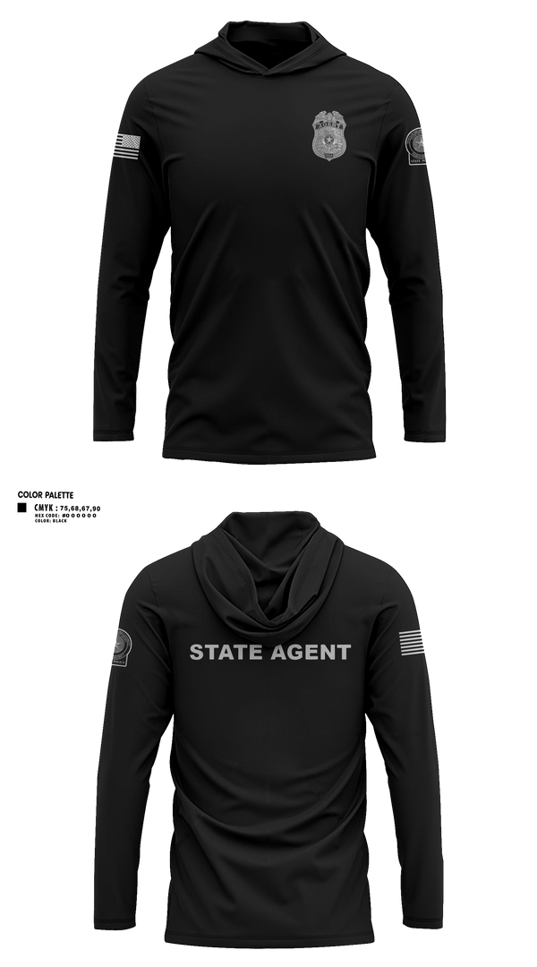 Long Sleeve Hooded Sun Shirt, 8TH DA DTF MCU, Police, Teamtime, Team time, sublimation, custom sports apparel, team uniforms, spirit wear, spiritwear, sports uniforms, custom shirts, team store, custom team store, fundraiser sports, apparel fundraiser