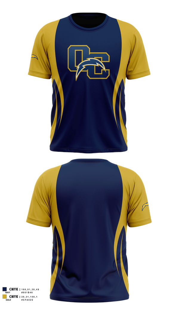 Short Sleeve Performance Shirt, Oakmont chargers, , Teamtime, Team time, sublimation, custom sports apparel, team uniforms, spirit wear, spiritwear, sports uniforms, custom shirts, team store, custom team store, fundraiser sports, apparel fundraiser