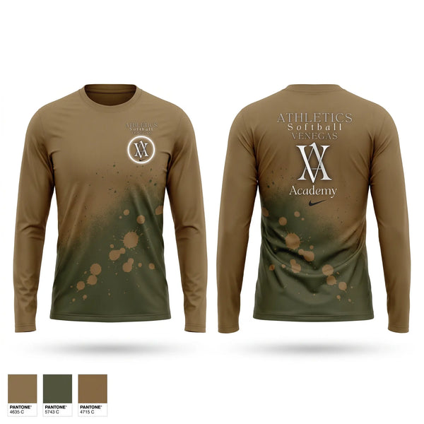 Long Sleeve Performance Shirt, Venegas Athletics Academy, Baseball, Teamtime, Team time, sublimation, custom sports apparel, team uniforms, spirit wear, spiritwear, sports uniforms, custom shirts, team store, custom team store, fundraiser sports, apparel fundraiser