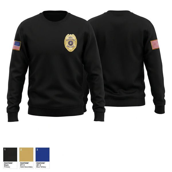 Crew Neck Sweatshirt, Pennsylvania State Parole, Police, Teamtime, Team time, sublimation, custom sports apparel, team uniforms, spirit wear, spiritwear, sports uniforms, custom shirts, team store, custom team store, fundraiser sports, apparel fundraiser
