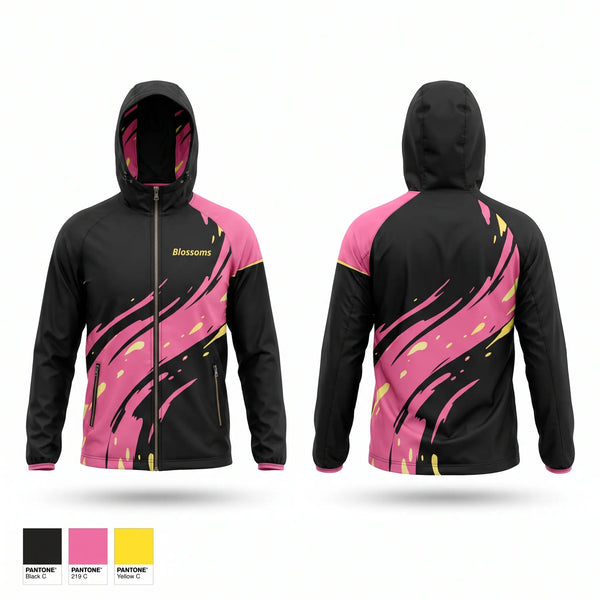 Windbreaker, Blossoms, Women's Soccer, Teamtime, Team time, sublimation, custom sports apparel, team uniforms, spirit wear, spiritwear, sports uniforms, custom shirts, team store, custom team store, fundraiser sports, apparel fundraiser