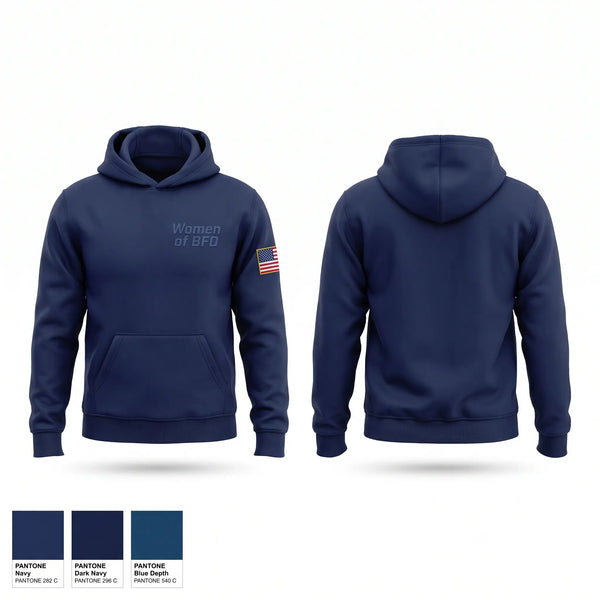Hoodie, Women of BFD, Fire Department, Teamtime, Team time, sublimation, custom sports apparel, team uniforms, spirit wear, spiritwear, sports uniforms, custom shirts, team store, custom team store, fundraiser sports, apparel fundraiser